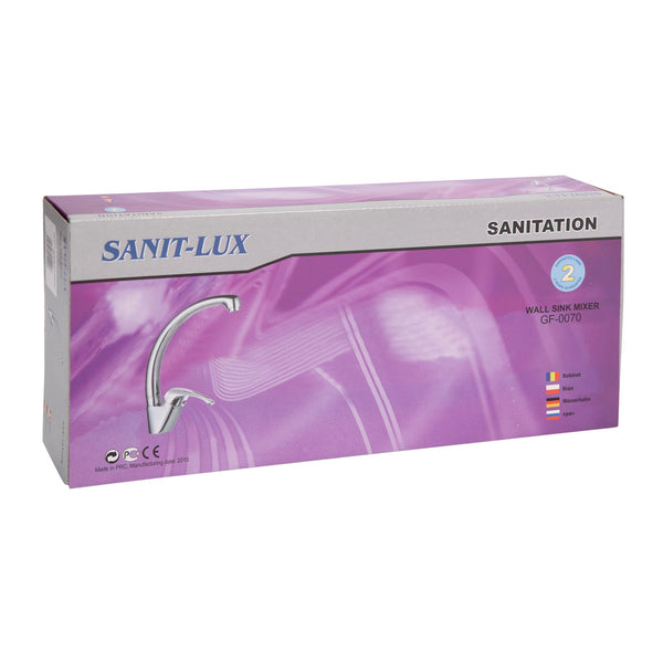 Смесител за баня тип лебед DS-91021 Sanit Lux сребрист хром