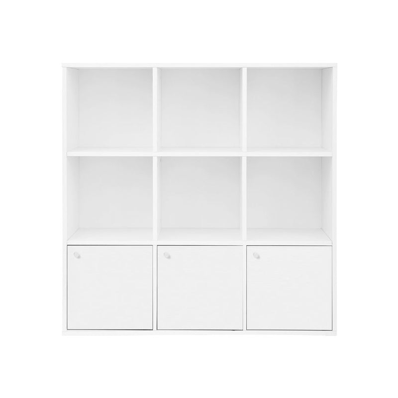 Библиотечен рафт Vasagle 97,5 X 30 X 97,5 см бяло