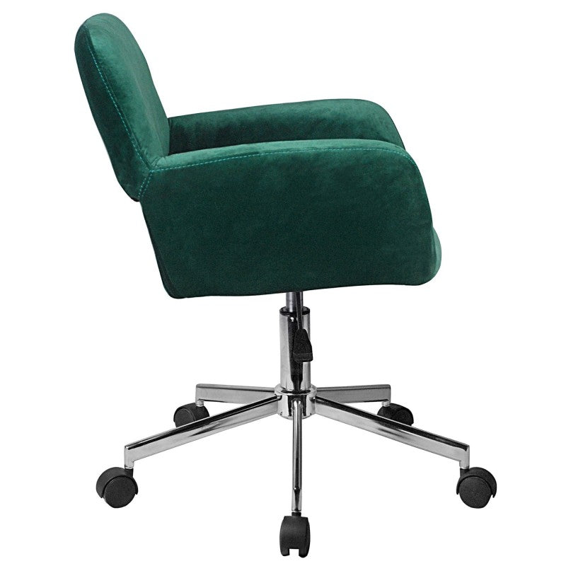 Офис стол от кадифе fd-22 смарагдово зелено