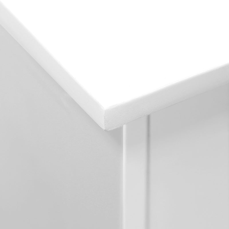 Шкаф за баня с 4 чекмеджета, бял 30 x 30 x 82 см