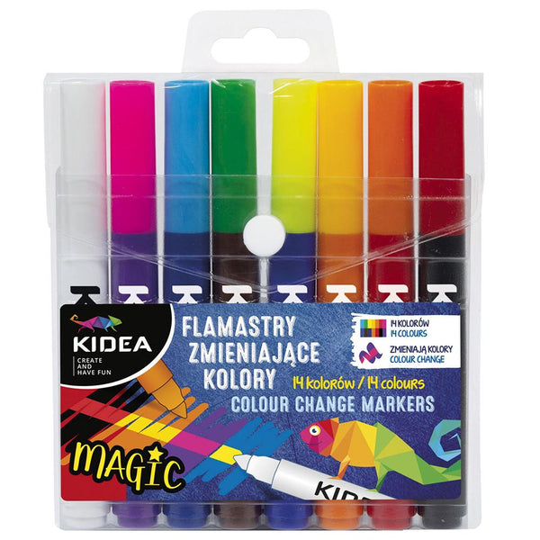 Комплект 8 цветни маркери KIDEA