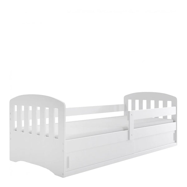 Детско легло, бяло с място за съхранение Interbeds Happy 1 160 х 80 см