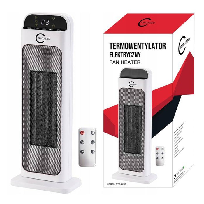 Електрически нагревател с вентилатор и регулируем термостат 2000W