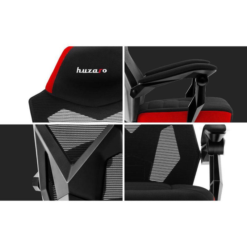 Геймърски стол Huzaro Combat 3.0 червен