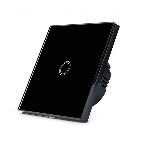 Smart wireless превключвател с черен стъклен дисплей