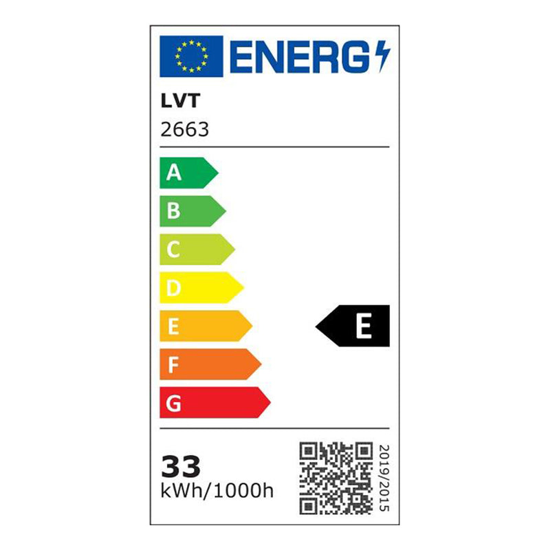 Таванна LED лампа 33W 100см 4000K златист