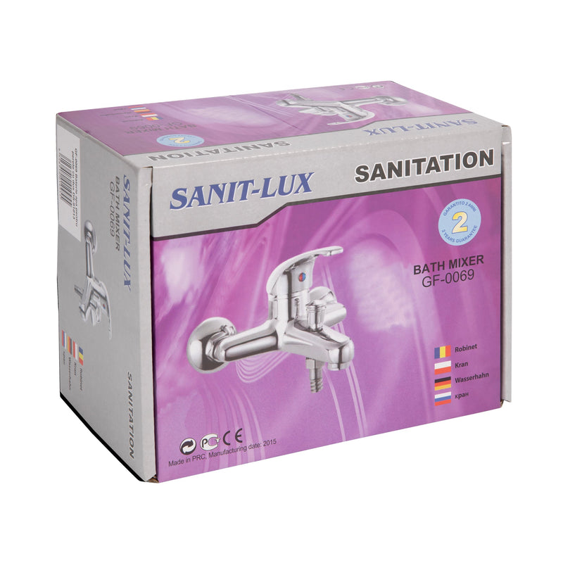 Смесител за баня с душ DS-91013 Sanit Lux хром