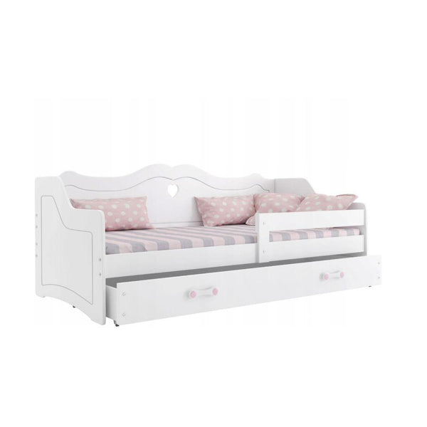 Детско легло, бяло с място за съхранение INTERBEDS JULIA LILI 160 X 80 CM