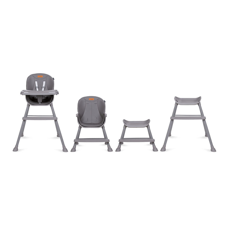 Детско столче за маса 4 в 1 - Eatan сиво