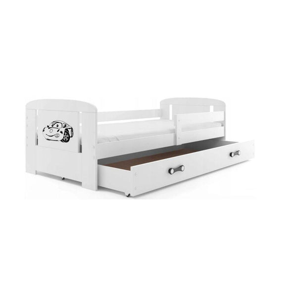 Детско легло с чекмедже, бяло INTERBEDS FILIP 163 X 86см